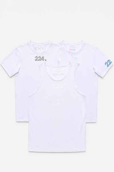 224 ‘BEST SELLERS’ WHITE COMPRESSION 3PC SET