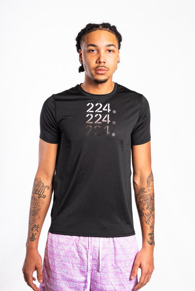 224 ‘SHADOW’ BLACK COMPRESSION SHIRT