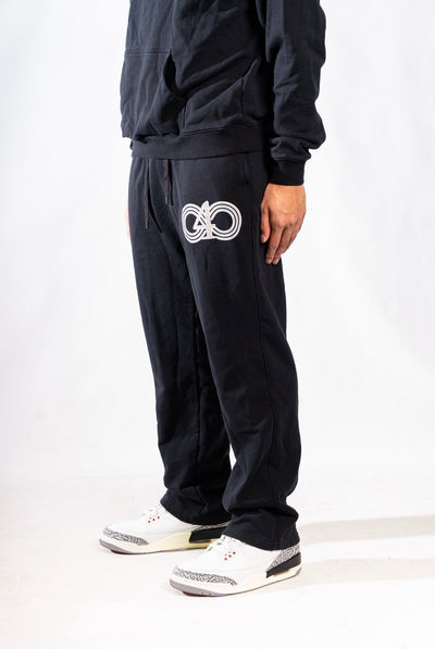 224 ‘ONYX’ BLACK BASIC SWEATPANT
