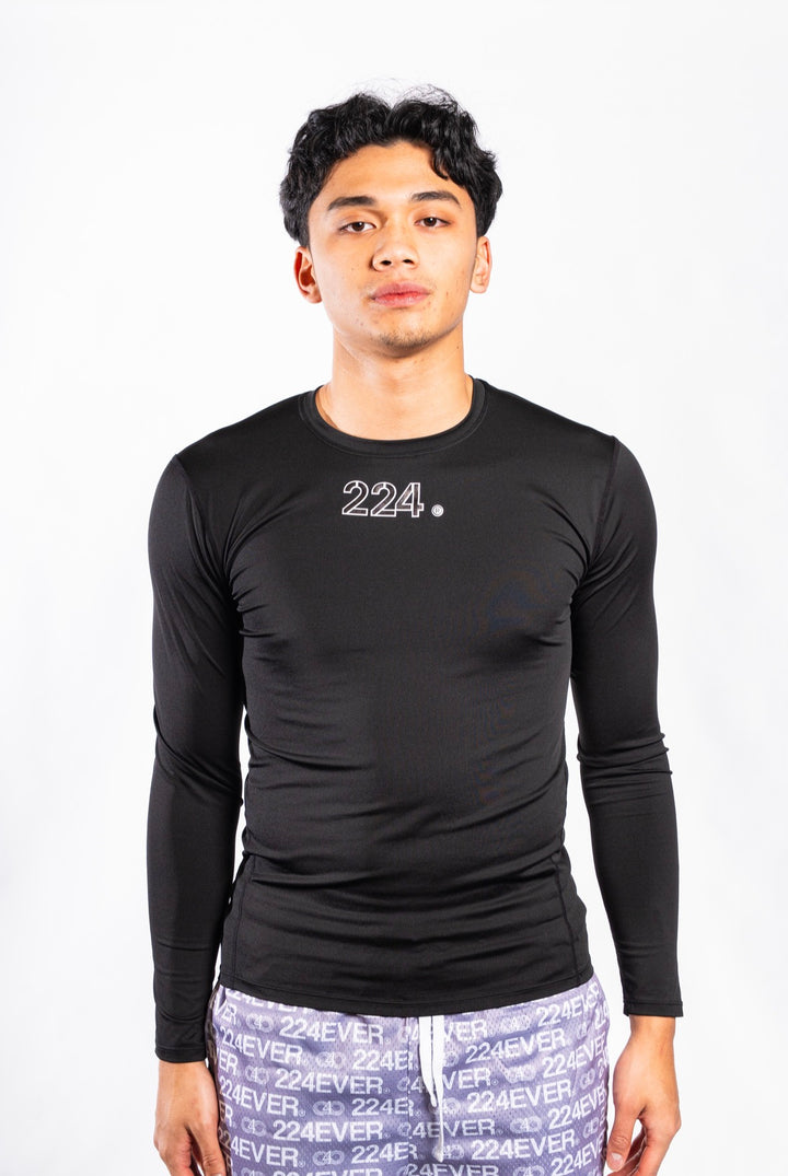 224 ‘OG’ BLACK COMPRESSION LONGSLEEVE