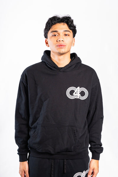 224 ‘ONYX’ BLACK BASIC HOODIE