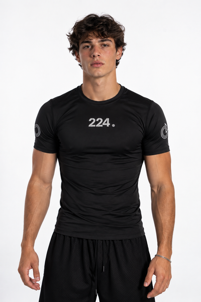 224 ‘FOG BLACK’ COMPRESSION SHIRT