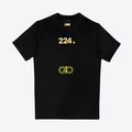 224 'CORAL BLACK' COMPRESSION SHIRT