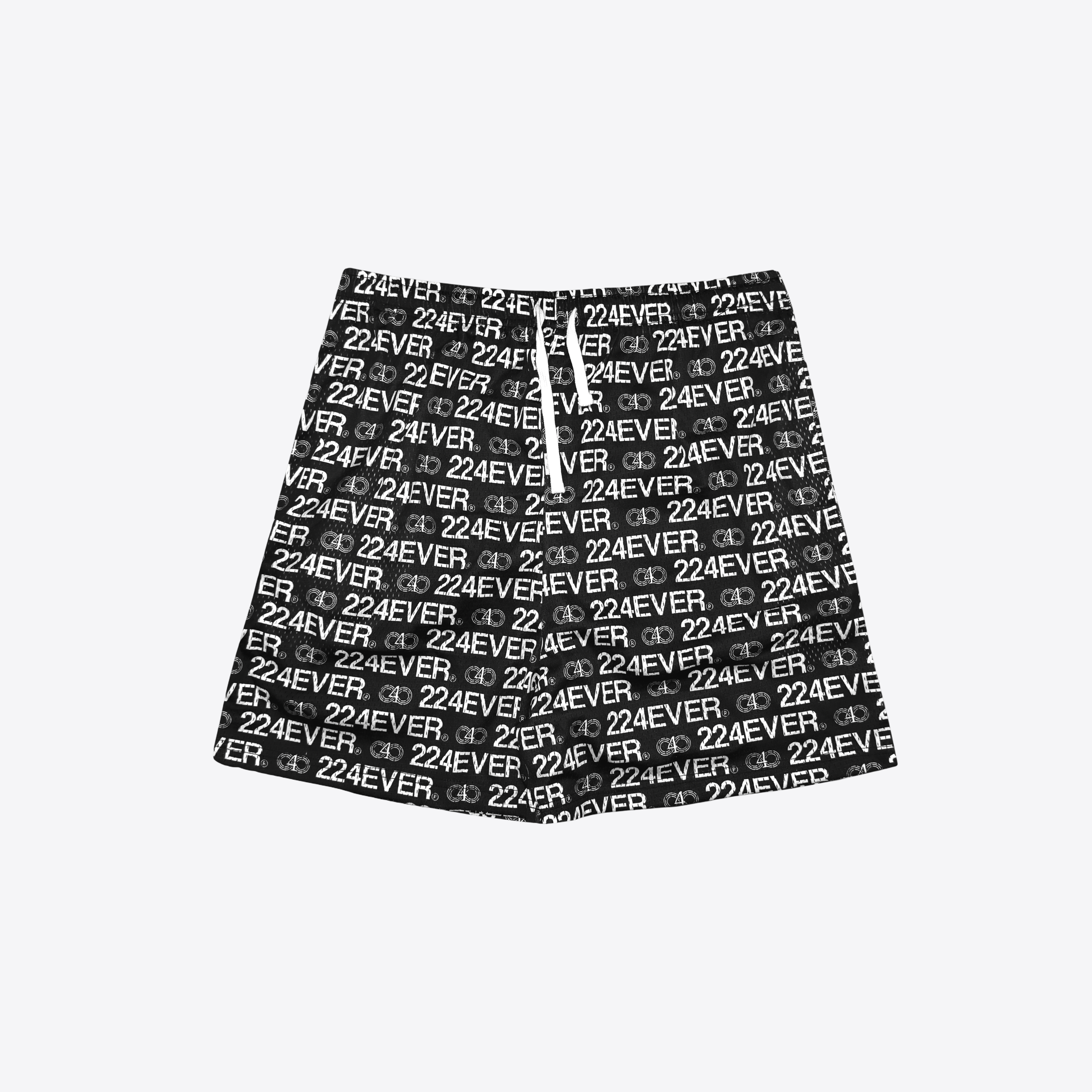 224 ‘MONOCHROME’ MESH SHORTS