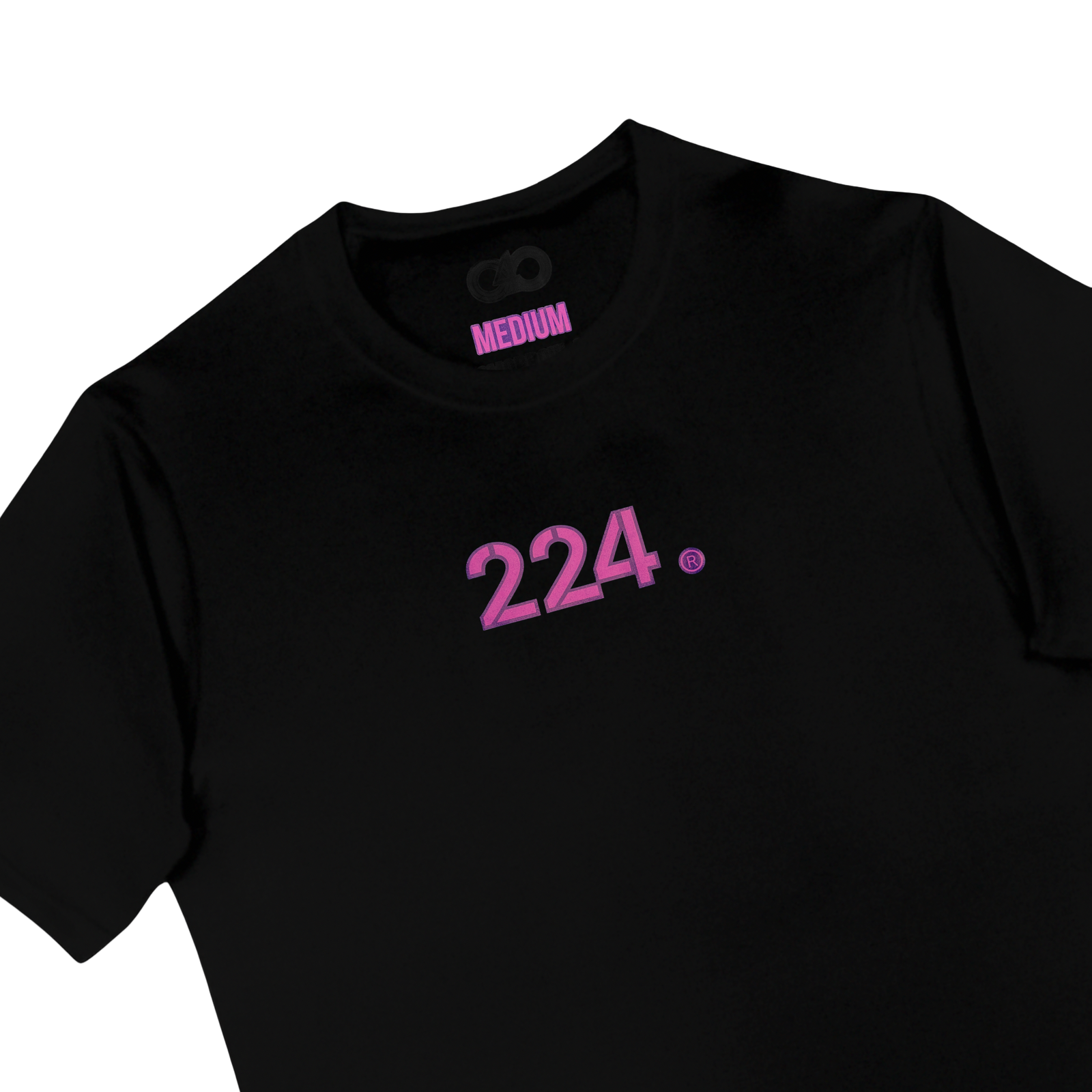2:24 ‘PASTEL’ BLACK COMPRESSION SHIRT