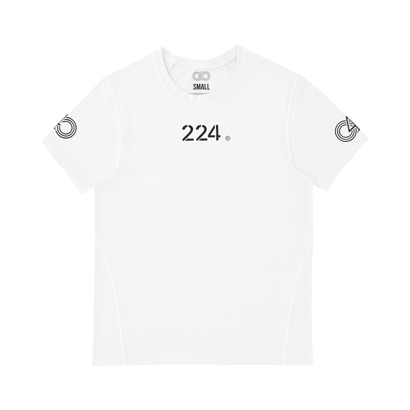 2:24 ‘PASTEL’ BLACK COMPRESSION SHIRT