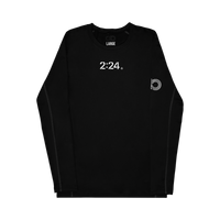 2:24 ‘TEAL’ BLACK COMPRESSION SHIRT