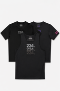 224 BLACK COMPRESSION 3PC SET