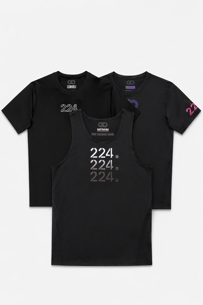 224 ‘BEST SELLERS’ BLACK COMPRESSION 3PC SET