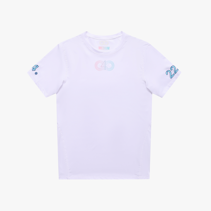224 ‘MINT’ WHITE COMPRESSION SHIRT